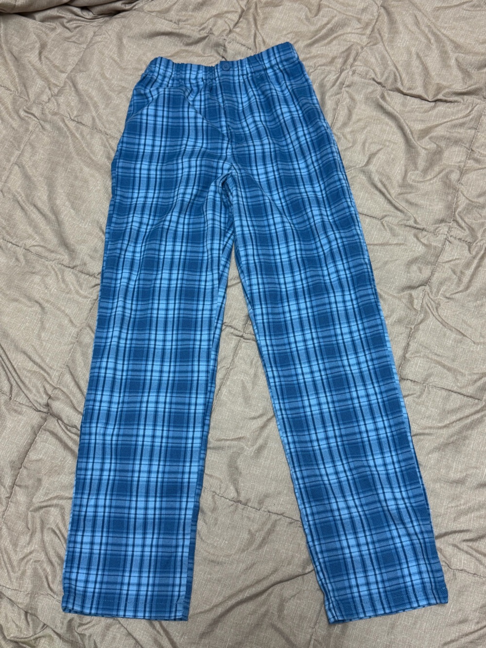 Brandy Melville Blue Plaid Tilden Pants Women’s Like New